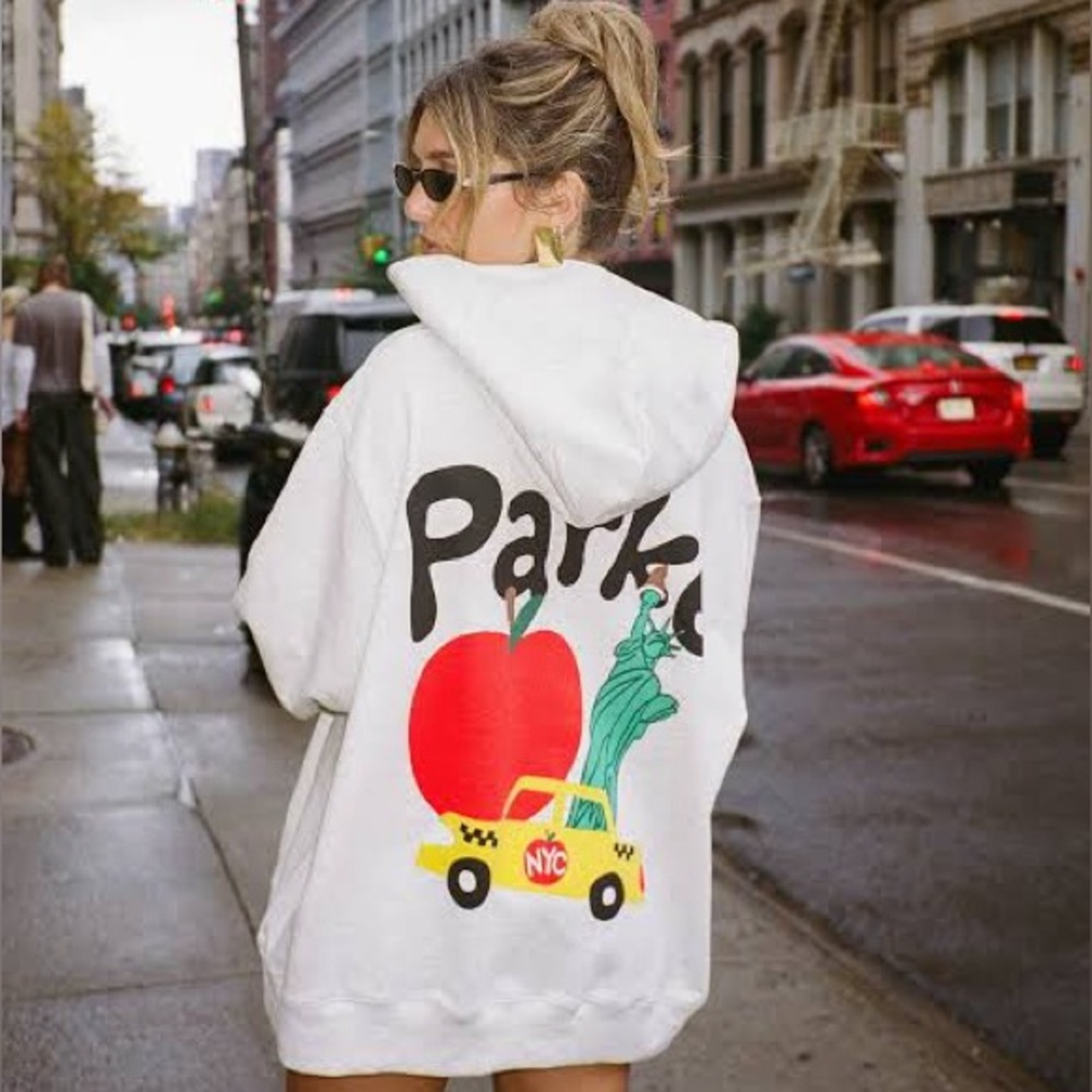 PARKE NYC Pop Up Exclusive Grey Terry Hoodie